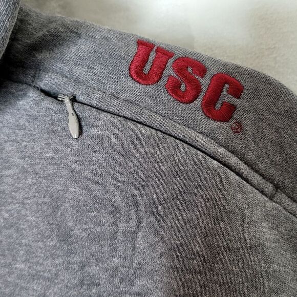 Vintage Y2k Nike USC Trojans Center Swoosh Pullover Hoodie Size Large - Picture 7 of 10
